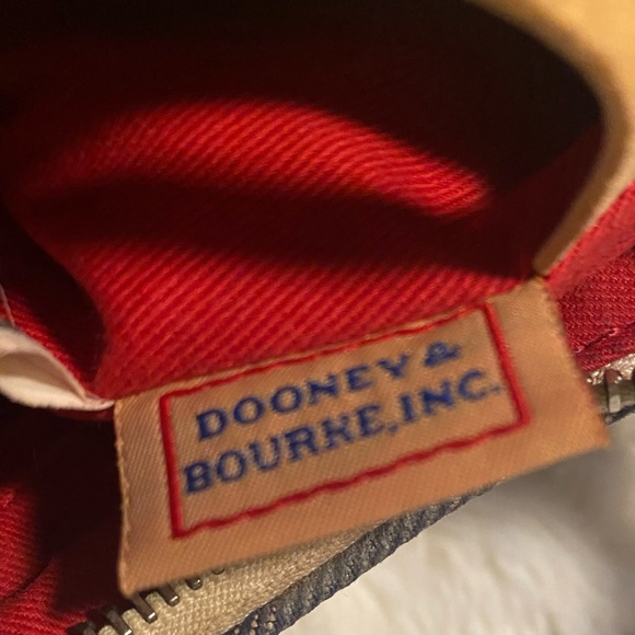 Dooney & Bourke - VINTAGE Y2K Denim Graffiti Paint Splatter Purse - Picture 10 of 14